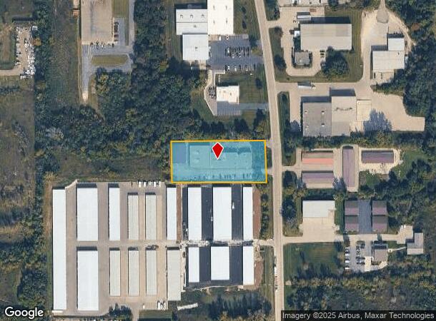  675 N Progress Dr, Saukville, WI Parcel Map