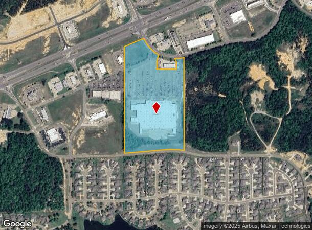 5341 Highway 25, Flowood, MS Parcel Map