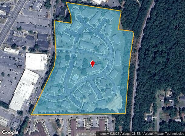 Blues Crossing Ln, NC Parcel Map