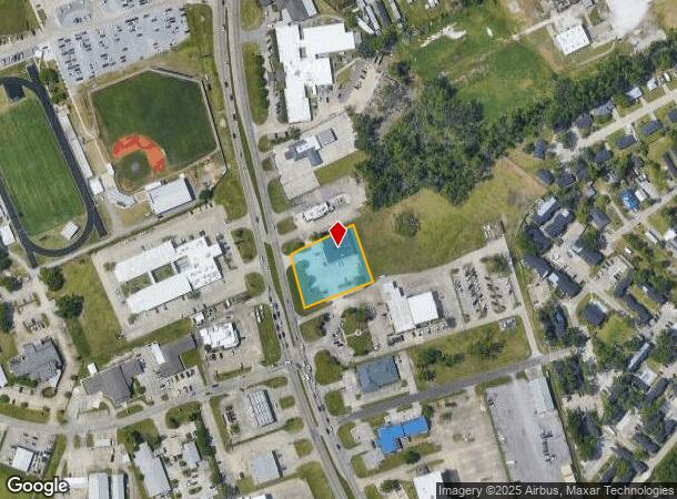 1370 W Tunnel Blvd, Houma, LA Parcel Map
