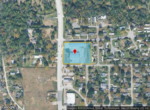 1105 N Main St, Highlands, TX Parcel Map