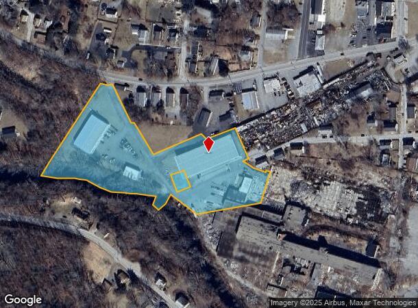  135 Ward Ave, Moosup, CT Parcel Map