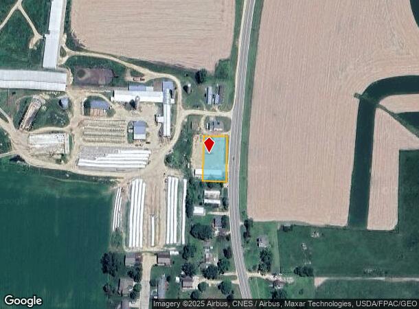 891 Franklin St, Linden, WI Parcel Map