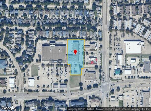 18217 Midway Rd, Dallas, TX Parcel Map