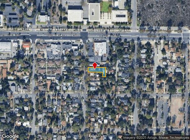  1250 Harvard Ave, Claremont, CA Parcel Map