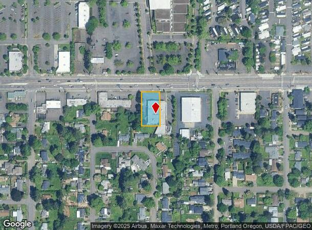  16544 Se Division St, Portland, OR Parcel Map