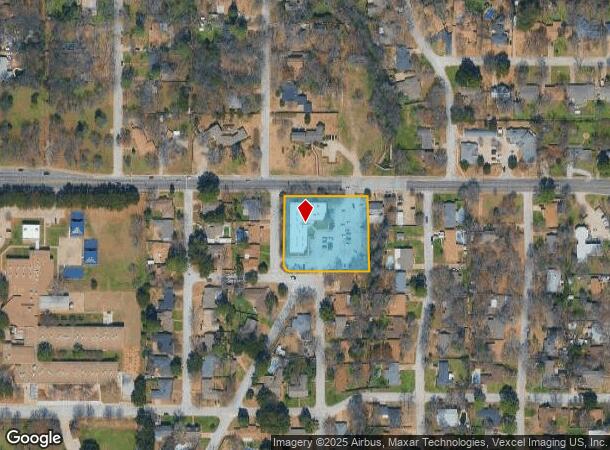  1414 W Randol Mill Rd, Arlington, TX Parcel Map