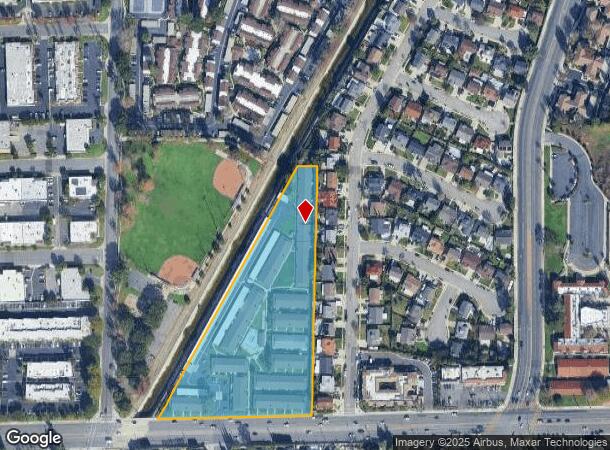 319 W Lambert Rd, Brea, CA Parcel Map