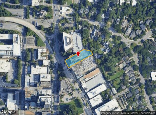  1447 Peachtree St Ne, Atlanta, GA Parcel Map