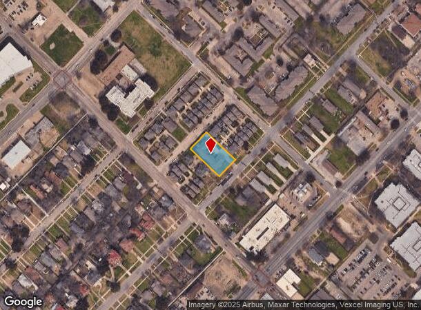  2821 South Blvd, Dallas, TX Parcel Map