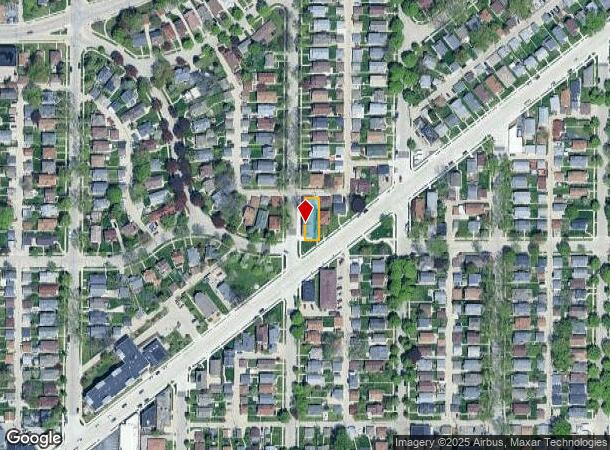  2190 S 66Th St, Milwaukee, WI Parcel Map