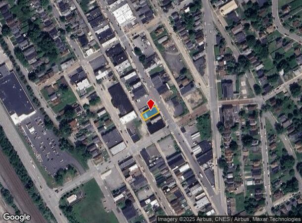  411-413 Merchant St, Ambridge, PA Parcel Map