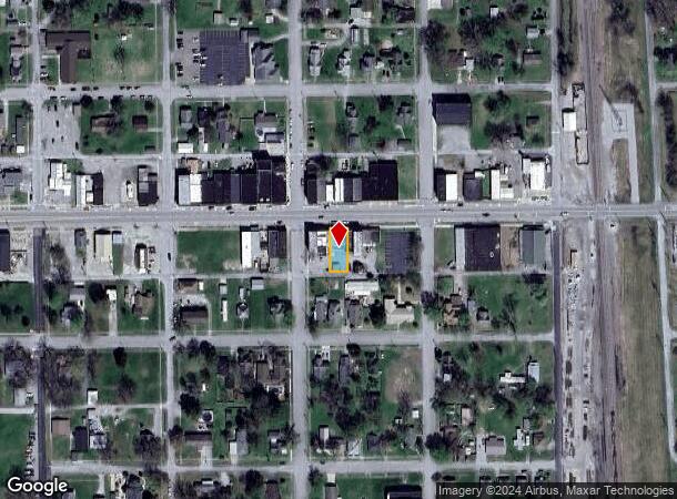  105 E Franklin St, Sesser, IL Parcel Map