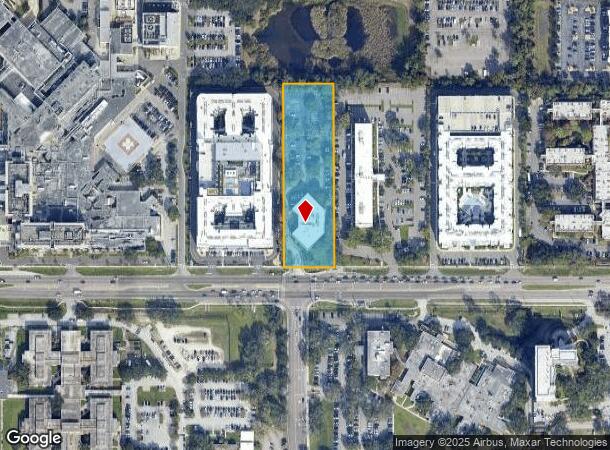  3450 E Fletcher Ave, Tampa, FL Parcel Map