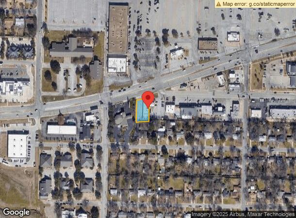  1005 W University Dr, Denton, TX Parcel Map