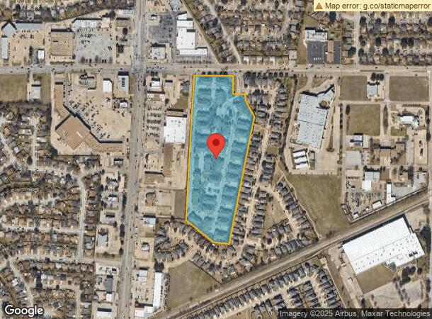  6250 Rosewood Dr, North Richland Hills, TX Parcel Map