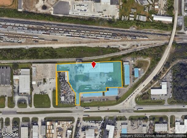  7000 E Adamo Dr, Tampa, FL Parcel Map