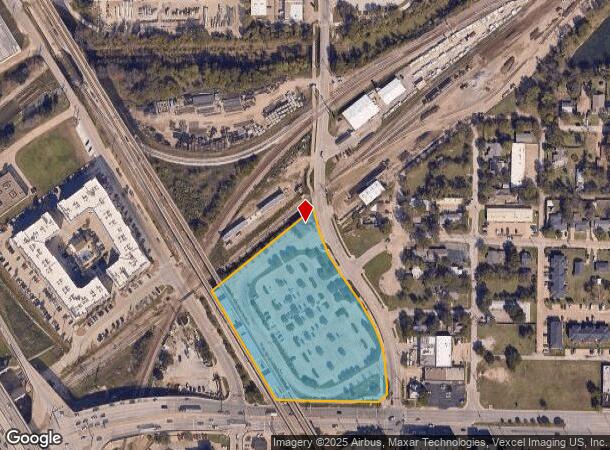 1013 E Belt Line Rd, Carrollton, TX Parcel Map