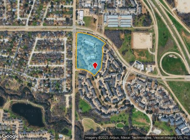 2300 Fuller Wiser Rd, Euless, TX Parcel Map