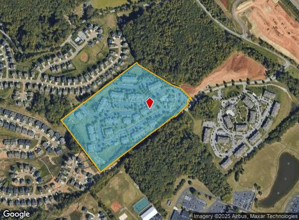  2531 Oleander Way, Knoxville, TN Parcel Map