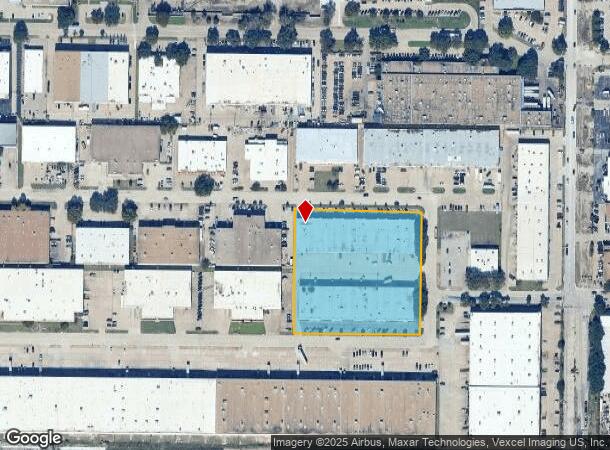 4124 Billy Mitchell Dr, Addison, TX Parcel Map