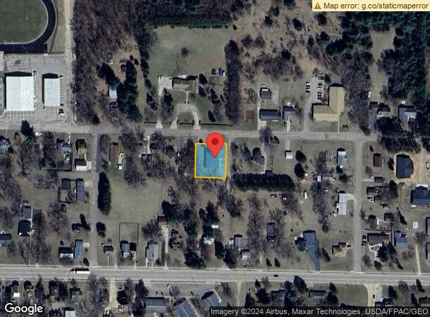  715 Johnson Olson St, Colfax, WI Parcel Map