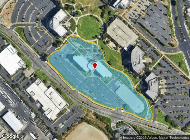  555 Twin Dolphin Dr, Redwood City, CA Parcel Map