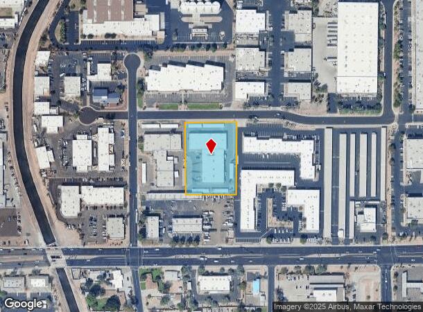 2521 W Birchwood Ave, Mesa, AZ Parcel Map