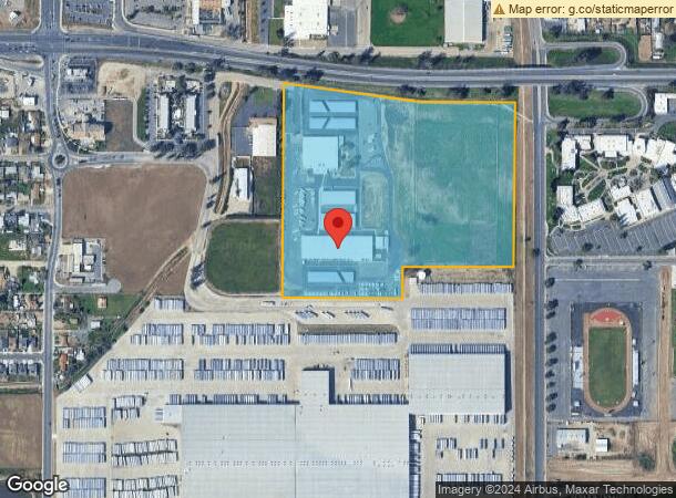  167 W Poplar Ave, Porterville, CA Parcel Map