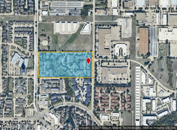  2300 Marsh Ln, Carrollton, TX Parcel Map