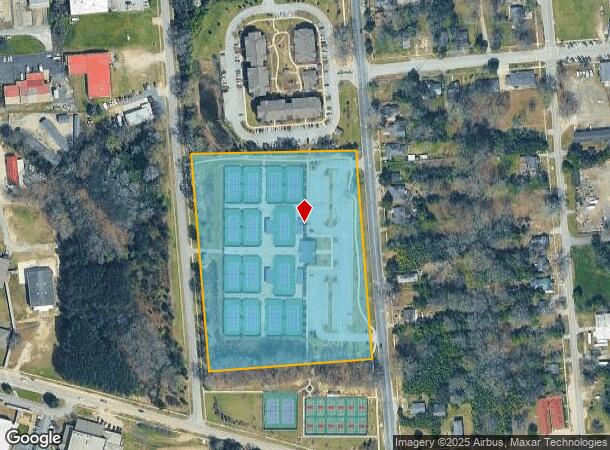 823 Campbell St, Camden, SC Parcel Map