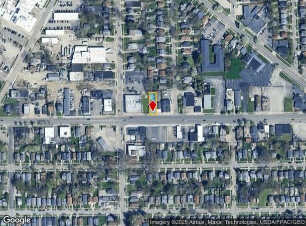  1842 W Sylvania Ave, Toledo, OH Parcel Map