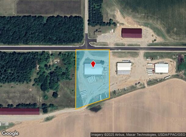 341 County Road M Rd E, Coloma, WI Parcel Map