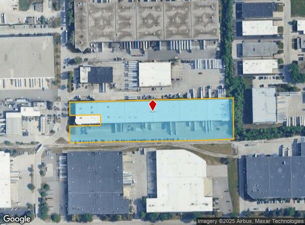1101 N Ellis St, Bensenville, IL Parcel Map