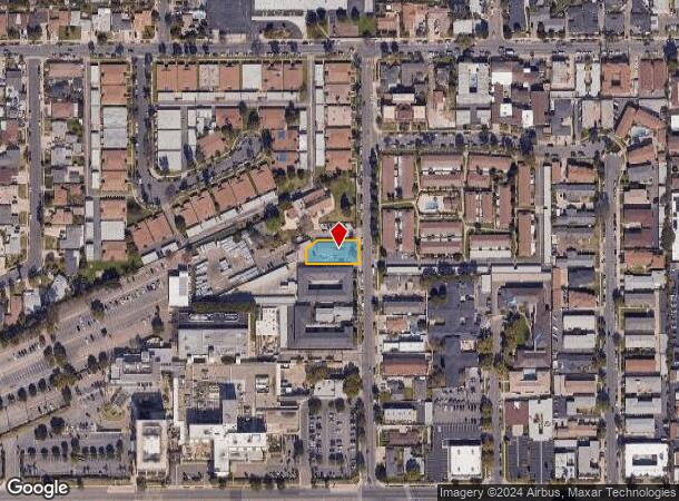  1155 N West St, Anaheim, CA Parcel Map