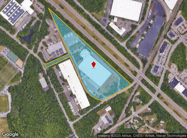  550 Forbes Blvd, Mansfield, MA Parcel Map