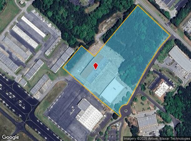  1 Falcon Dr, Peachtree City, GA Parcel Map