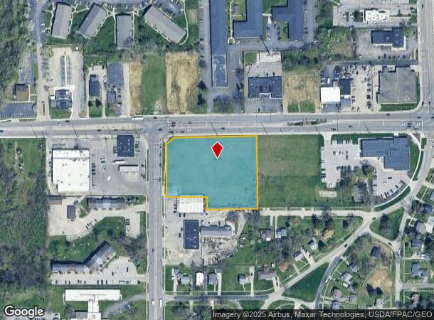 1210 N Byrne Rd, Toledo, OH Parcel Map
