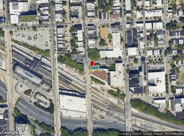 1539 N Calvert St, Baltimore, MD Parcel Map