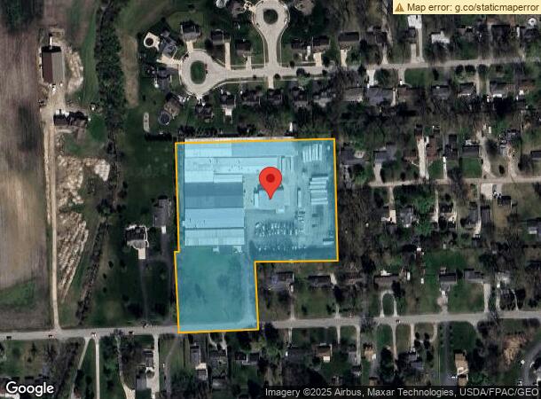  1244 W Dean Rd, Temperance, MI Parcel Map