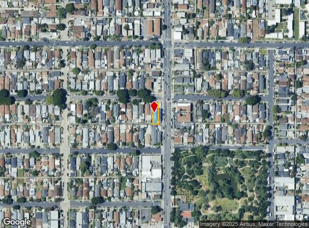 1480 E 56Th St, Los Angeles, CA Parcel Map
