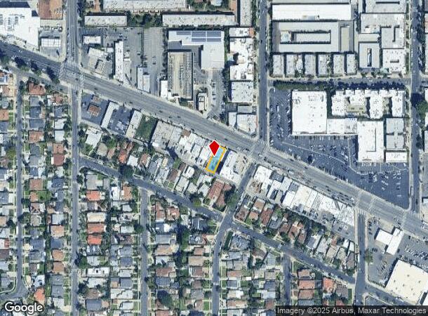 18016 Ventura Blvd, Encino, CA Parcel Map