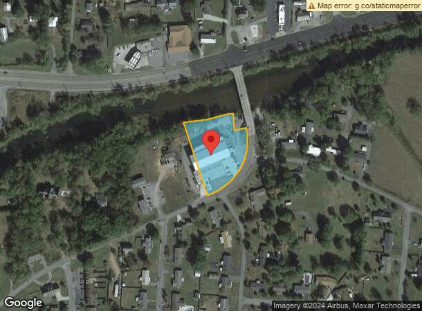  1625 Broad St, Elizabethton, TN Parcel Map