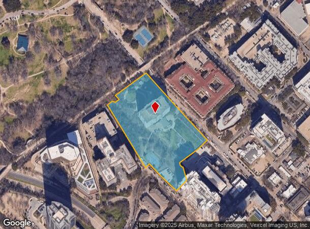  3131 Maple Ave, Dallas, TX Parcel Map