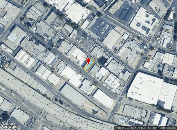  1385 E 15Th St, Los Angeles, CA Parcel Map