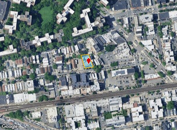  2035 Benedict Ave, Bronx, NY Parcel Map