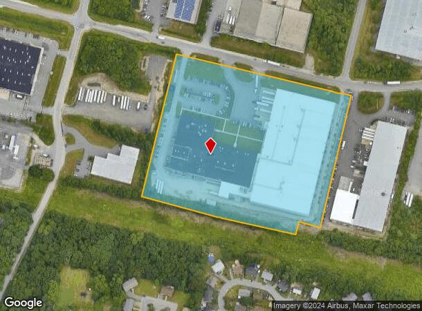  421 Currant Rd, Fall River, MA Parcel Map