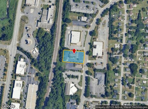  1581 Yanceyville St, Greensboro, NC Parcel Map