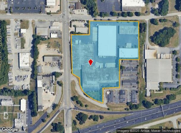  110 E Meadowview Rd, Greensboro, NC Parcel Map