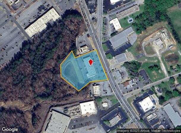 1411 W Floyd Baker Blvd, Gaffney, SC Parcel Map